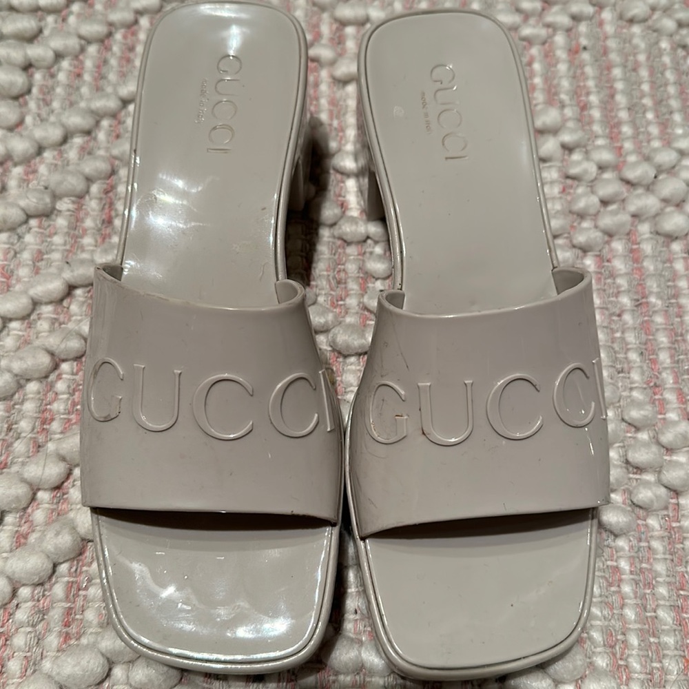 Gucci rubber slides